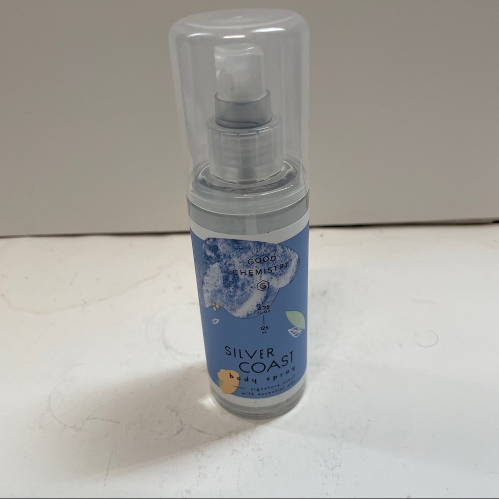 Good Chemistry Silver Coast Body Spray with Essential Oils 4.25 OZ HTF